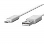 CABLE USB CHARGE & SYNCHRO VERS MICRO-USB 1,7M BLANC - JAYM® COLLECTION POP