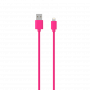 CABLE USB VERS LIGHTNING 1.5M 2.4A ROSE - JAYM® COLLECTION POP