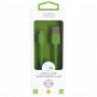 CABLE USB VERS MICRO-USB 1.5M 2.4A VERT - JAYM® COLLECTION POP