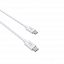 CABLE CHARGE & SYNCHRO POWER DELIVERY USB-C VERS TYPE-C 2M BLANC - JAYM®