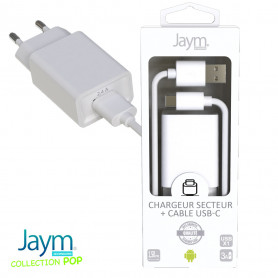 CHARGEUR VOITURE RAPIDE USB-C 20W PD 12/24V NOIR - JAYM®