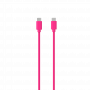 CABLE USB-C VERS TYPE-C 1.5M 3A ROSE - JAYM® COLLECTION POP