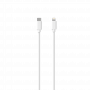 CABLE USB-C VERS LIGHTNING 1.5M 3A BLANC - JAYM® COLLECTION POP