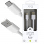 CABLE USB VERS TYPE-C 1.5M 3A BLANC - JAYM® COLLECTION POP