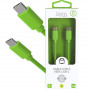 CABLE USB-C VERS TYPE-C 1.5M 3A VERT - JAYM® COLLECTION POP