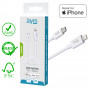 CABLE CHARGE & SYNCHRO POWER DELIVERY USB-C VERS LIGHTNING MFI 2M BLANC - JAYM®