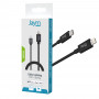 CABLE CHARGE & SYNCHRO POWER DELIVERY USB-C VERS LIGHTNING MFI 1M NOIR - JAYM®