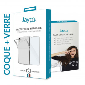 Protection intégrale pour Smartphone : coque + verre - Pensé par Jaym®