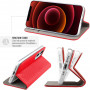 ETUI FOLIO STAND MAGNETIQUE ROUGE POUR SAMSUNG GALAXY S23 - JAYM®