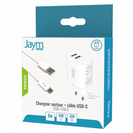 https://www.jaym.shop/32353-medium_default/pack-chargeur-secteur-2-usb-12w-cable-usb-vers-type-c-2m-blancs-jaym.jpg
