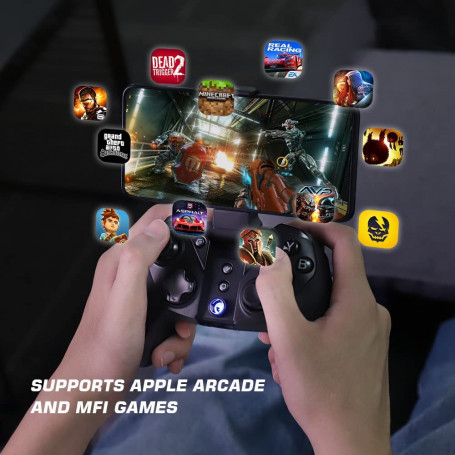 14€02 sur Bluetooth Wireless Controller Gamepad Manette de jeu par iOS  Smartphone Android TV Box - Chargeur pour téléphone mobile - Achat & prix