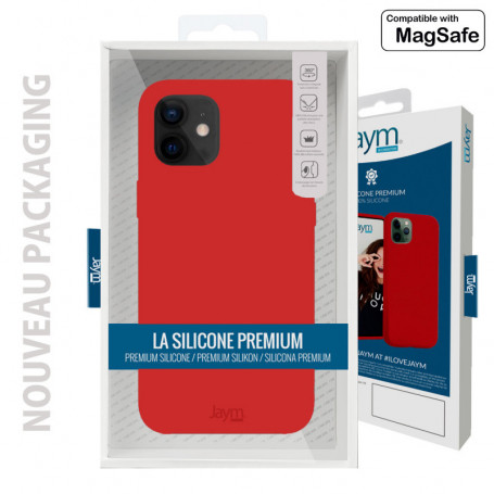 Coque MagSafe iPhone 15 Pro Max Silicone Chromé, Serie ChroCam - Argent -  Français