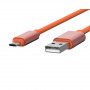 CABLE USB CHARGE & SYNCHRO VERS MICRO-USB 1,7M ORANGE - JAYM® COLLECTION POP