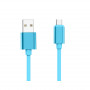 CABLE USB CHARGE & SYNCHRO VERS MICRO-USB 1,7M BLEU - JAYM® COLLECTION POP